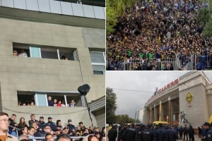 皇马魅力引关注，马卡报：阿拉木图球场现混乱，存伪造证件入场情况。