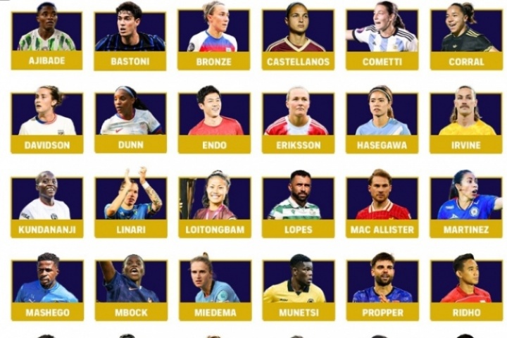 麦卡利斯特与巴斯托尼成功入选FIFPRO 25-27年度全球球员理事会成员。