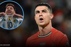 足坛失点统计：C罗以34次居首，梅西32次次之，C罗主罚次数211次多于梅西的145次。