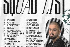 尤文客场挑战皇马大名单公布：伊尔迪兹入选，米雷蒂与热格罗瓦伤愈回归