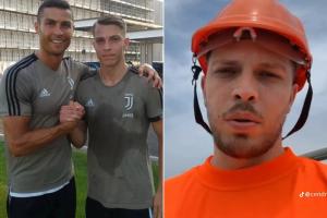 《太阳报》报道：C罗在尤文图斯的队友退役后因在工地工作而走红，其职业生涯曾遭遇3次韧带撕裂，25岁时选择结束球员生涯。