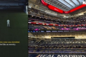 皇马将战巴萨，马卡报：伯纳乌看台将展出“伟大”主题巨型TIFO