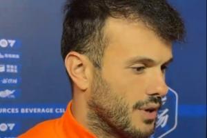 24球高居射手榜首位！卡扎伊什维利：未多想荣誉，主场作战对阵任何球队都占优