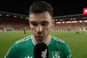 罗伯逊：这是我在红军第9个赛季，现在这情况可能只发生过一两次