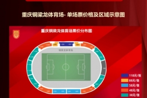 铜梁龙官方：对阵苏州东吴比赛将展示全场拼图TIFO，主题为“什么主题？”