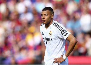 姆巴佩罚失点球，终结国家德比点球大战连续19次命中的纪录，上一次出现这种情况是在2008年埃托奥的点球被扑出时。