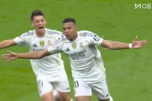 姆巴佩全场表现：世界波被吹越位无效，反越位破门造点，点球被扑